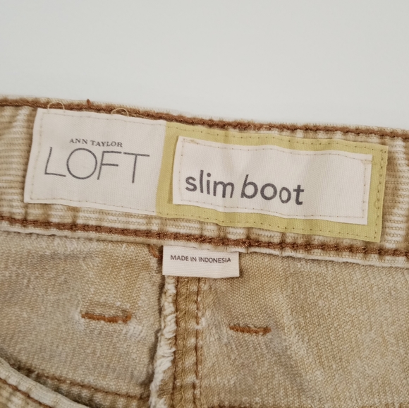 Ann Taylor Loft Corduroy Slim Boot - Picture 6 of 8